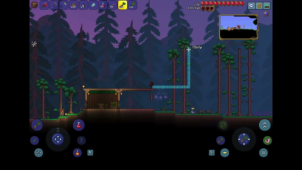 Misfortunate Nathan attempts to play summoner in Terraria while on vacation Part 2