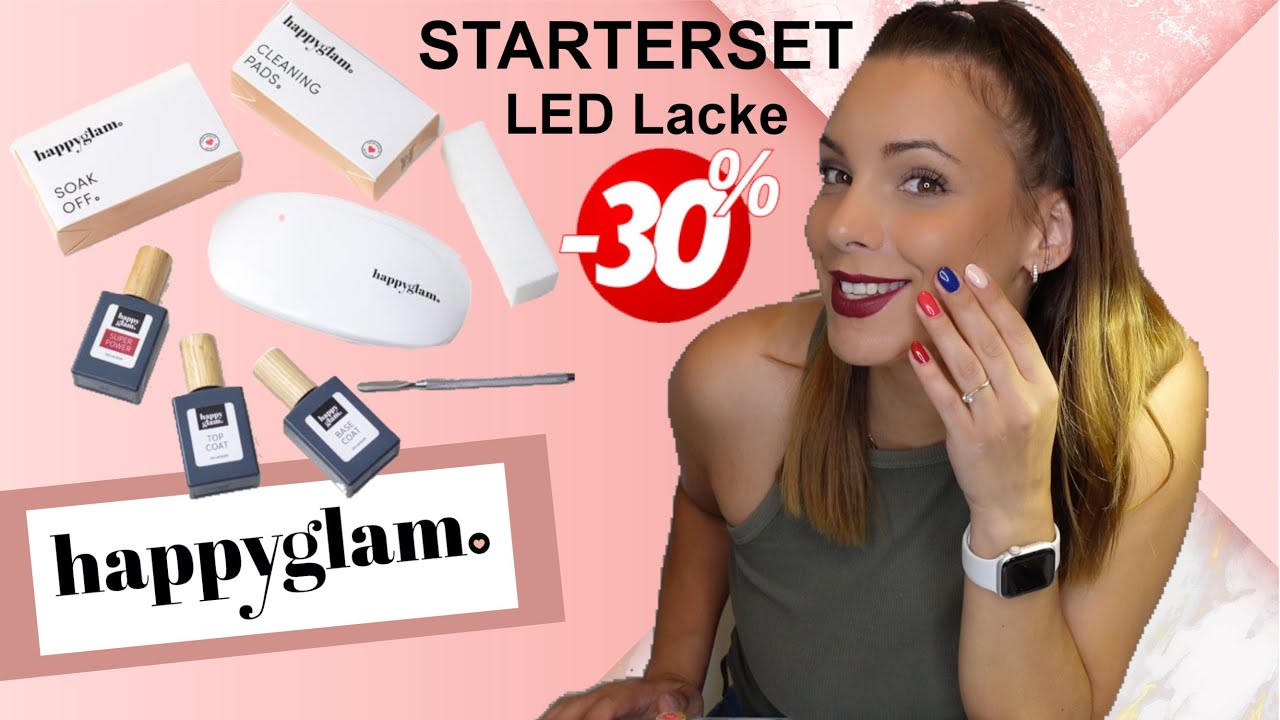 Happyglam Starter LED Set + 30 % RABATTCODE 😍😱
