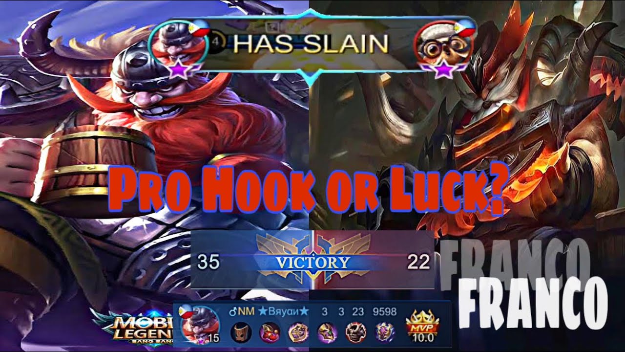 Franco Gameplay | Pro Hook or Luck | Mythic Tier