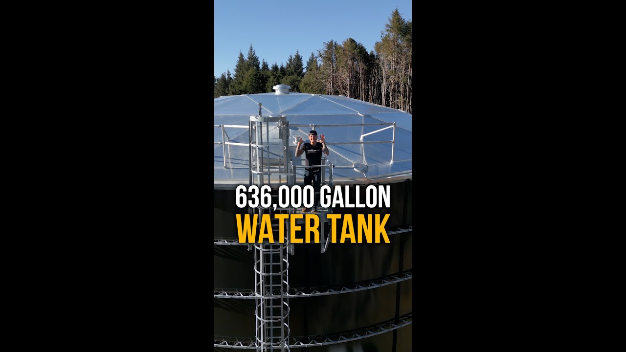 HUGE water tank for this master community #shorts