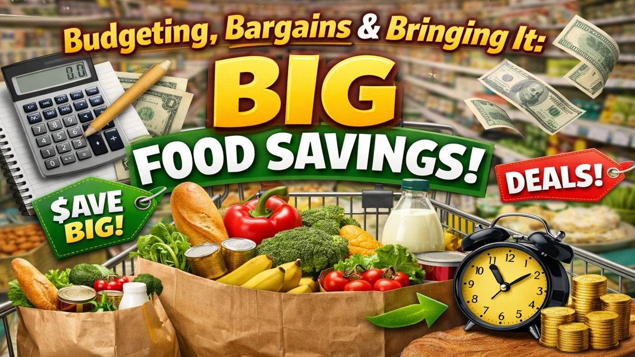 Budgeting, Bargains and Bringing It- Big Food Savings