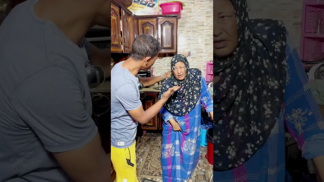 طرد امه من البيت عشان يرضي مراتو 💔😱