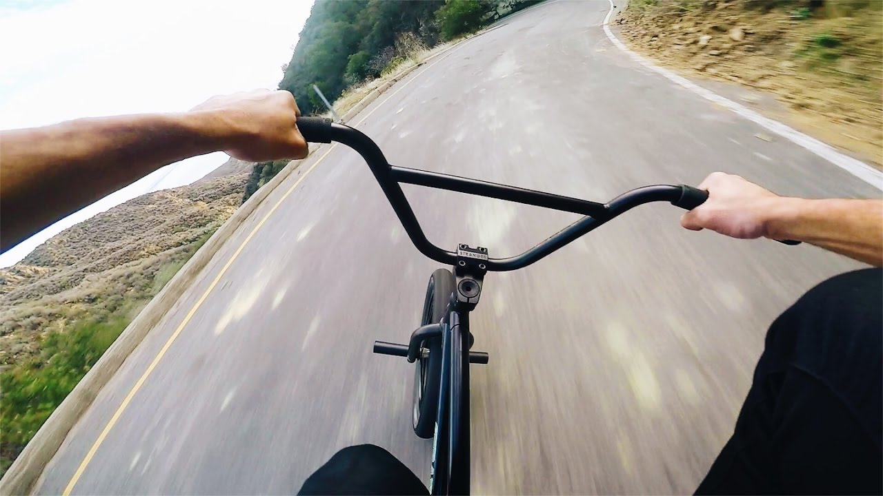 Intense BMX Hill Bomb - Top Speed *No Brakes*