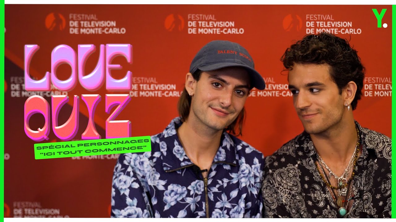 Greg et Eliott (Ici Tout Commence) testent leur couple dans notre Love Quiz