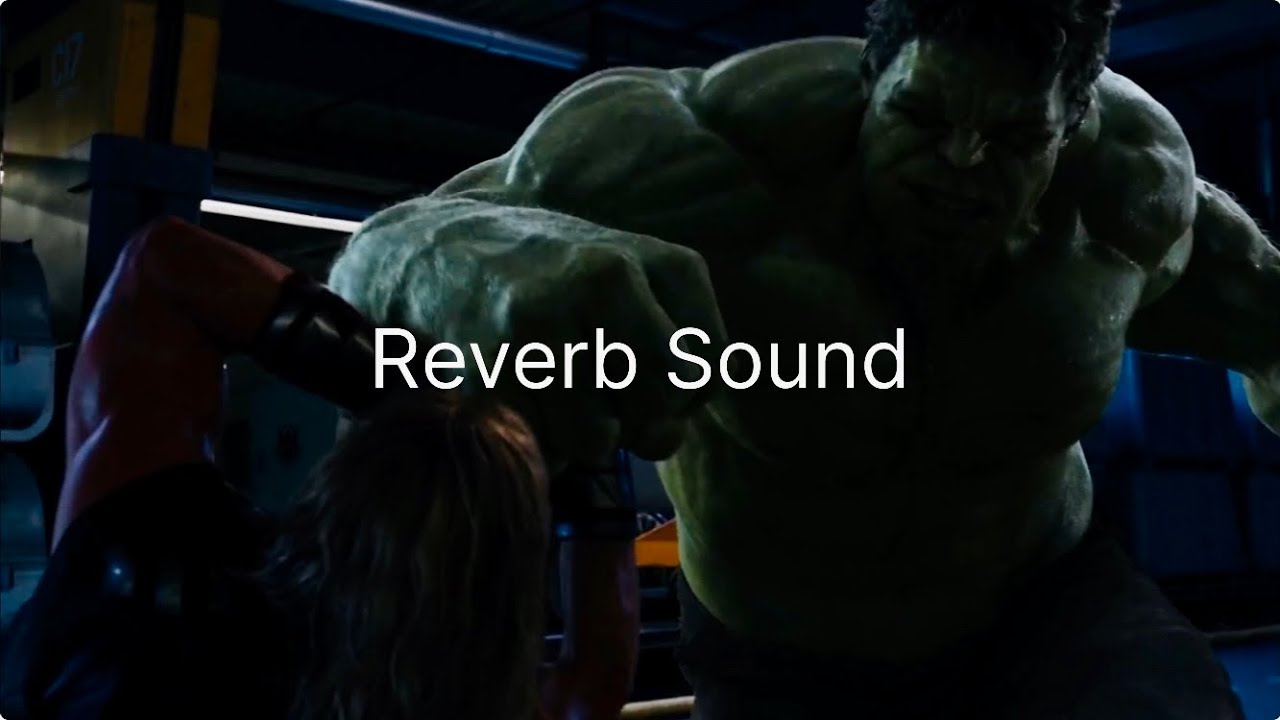 The Avengers 2012 Hulk vs Black Widow and Thor (reverb sound only)