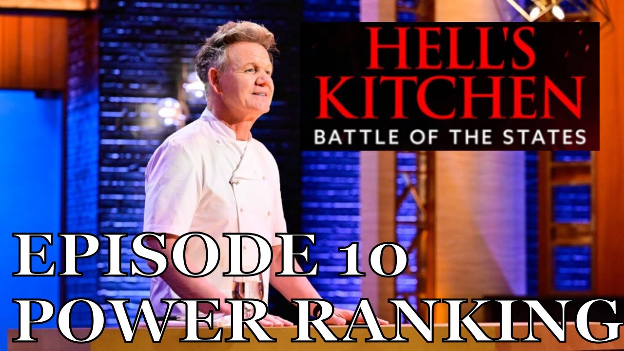 Рейтинг участников шоу «Адская кухня: Битва штатов» (Эпизод 10)