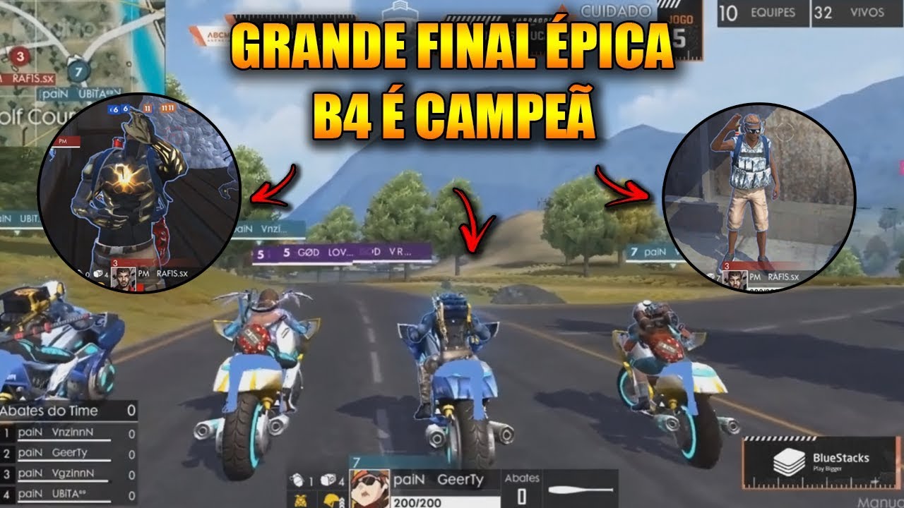 B4 É CAMPEÃ, PM-BR LUTOU ATÉ O FIM - GRANDE FINAL ÉPICA DA LIGA NFA - MELHORES CLIPES FREE FIRE