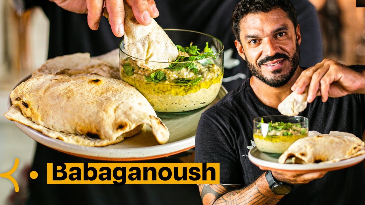 Babaganoush com pasta de castanha do Pará