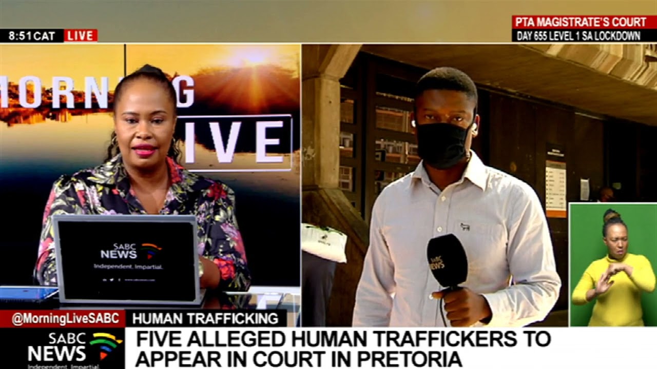 Five alleged human traffickers expected back in the Pretoria Magistrate's Court