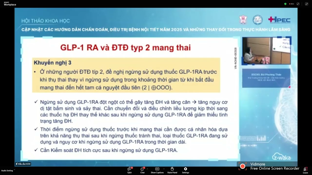 Hướng dẫn điều trị Đái tháo đường ở phụ nữ mang thai - Hội Nội tiết Hoa Kỳ | BSCKII. Bùi Phương Thảo
