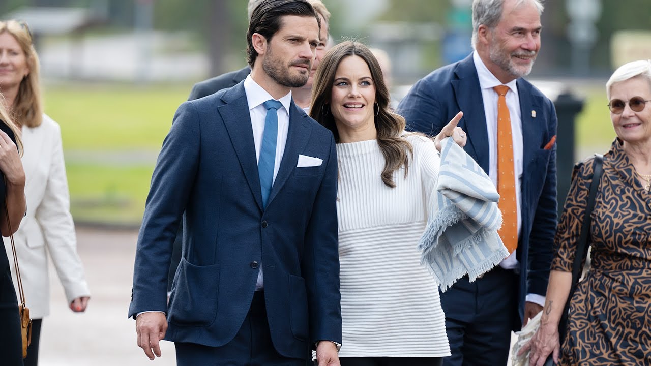 NEW longer video with Pregnant Princess Sofia of Sweden visits Värmland