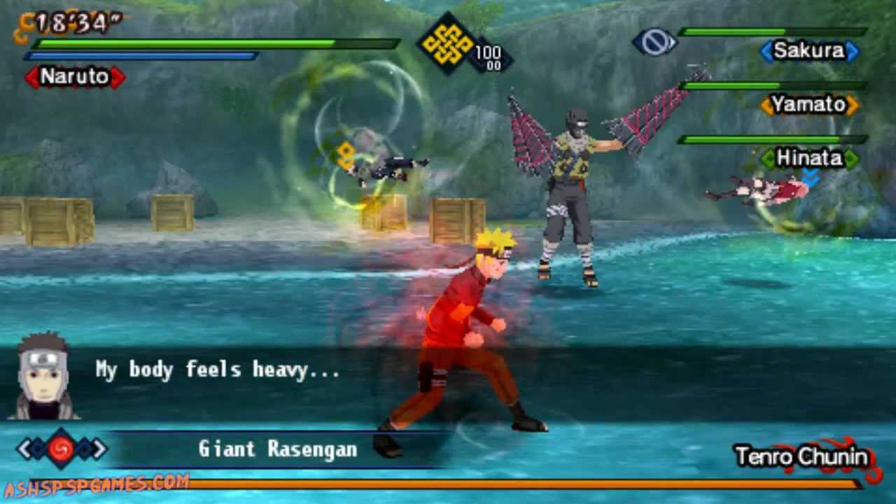 Naruto Shippuden: Kizuna Drive - PSP - Ch. #12. To The Lava Cavern!