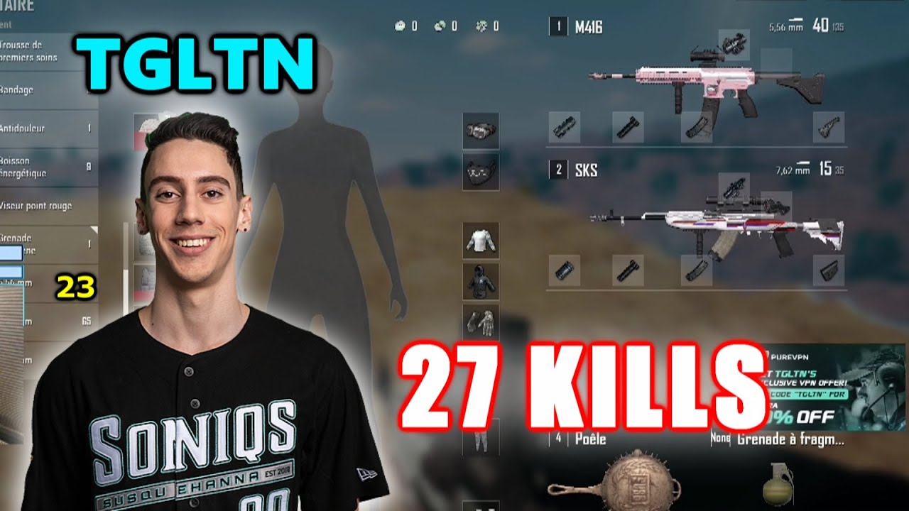 Soniqs TGLTN & OGPickle - 27 KILLS - M416 + SKS - DUO - Archive Games - PUBG
