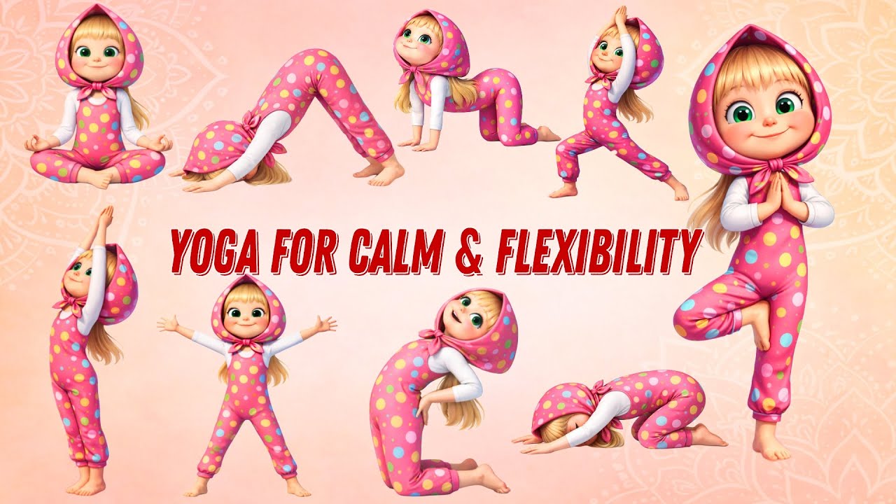 Kids Yoga for Calm & Flexibility 🧘‍♀️ | Fun Yoga at Home | Yoga for relaxing | Yoga for health