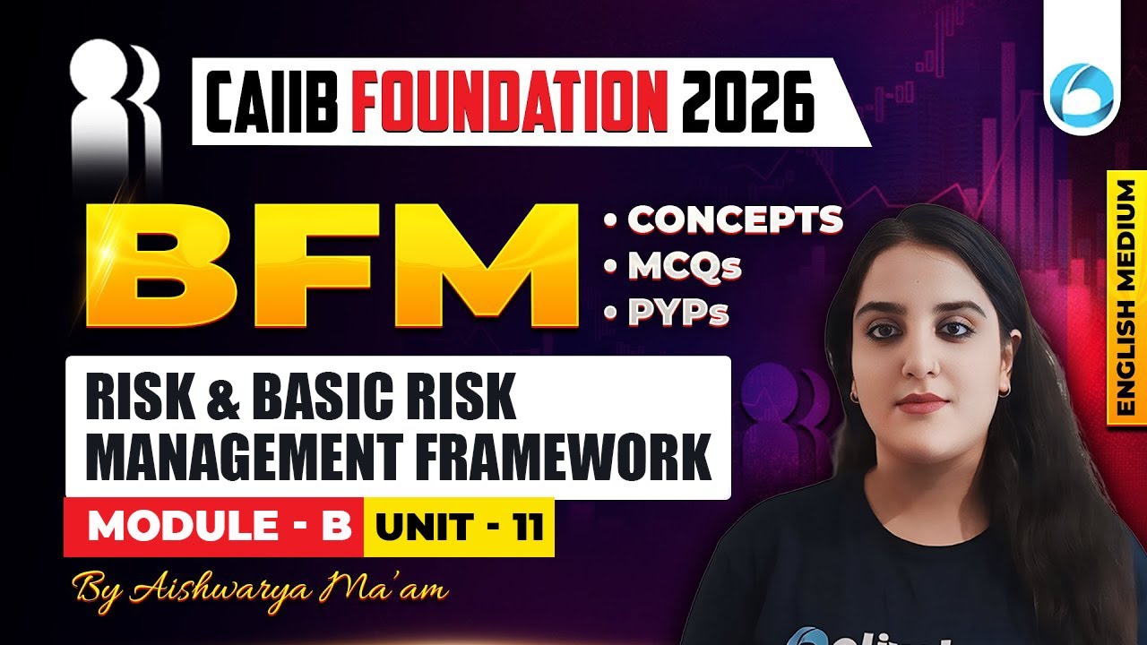 CAIIB BFM Module B Unit 11 | Risk and Basic Risk Management Framework | CAIIB Foundation 2026