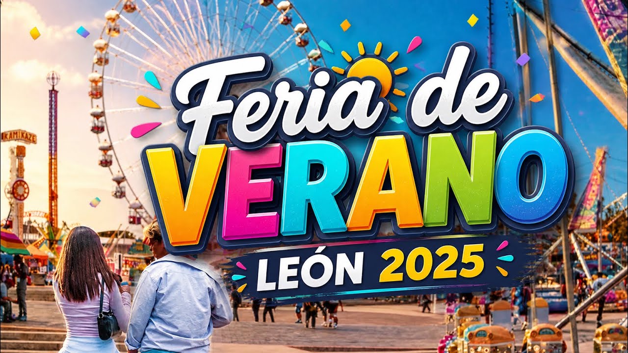 BIENVENIDOS A LA FERIA DE VERANO LEÓN 2025 🎡🎆