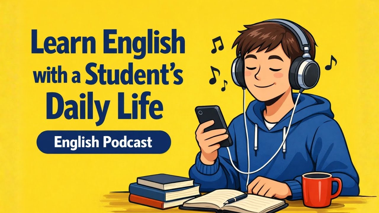 Learn English with a Student’s Daily Life | From Morning to Night | Slow English Podcast