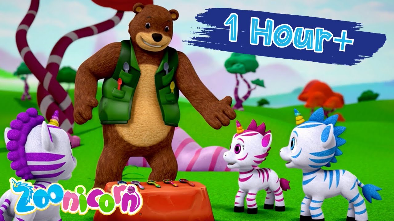 Zoonicorns Show Us How to Share 💖 1 Hour+ Compilation | Zoonicorn | Cartoon for Kids