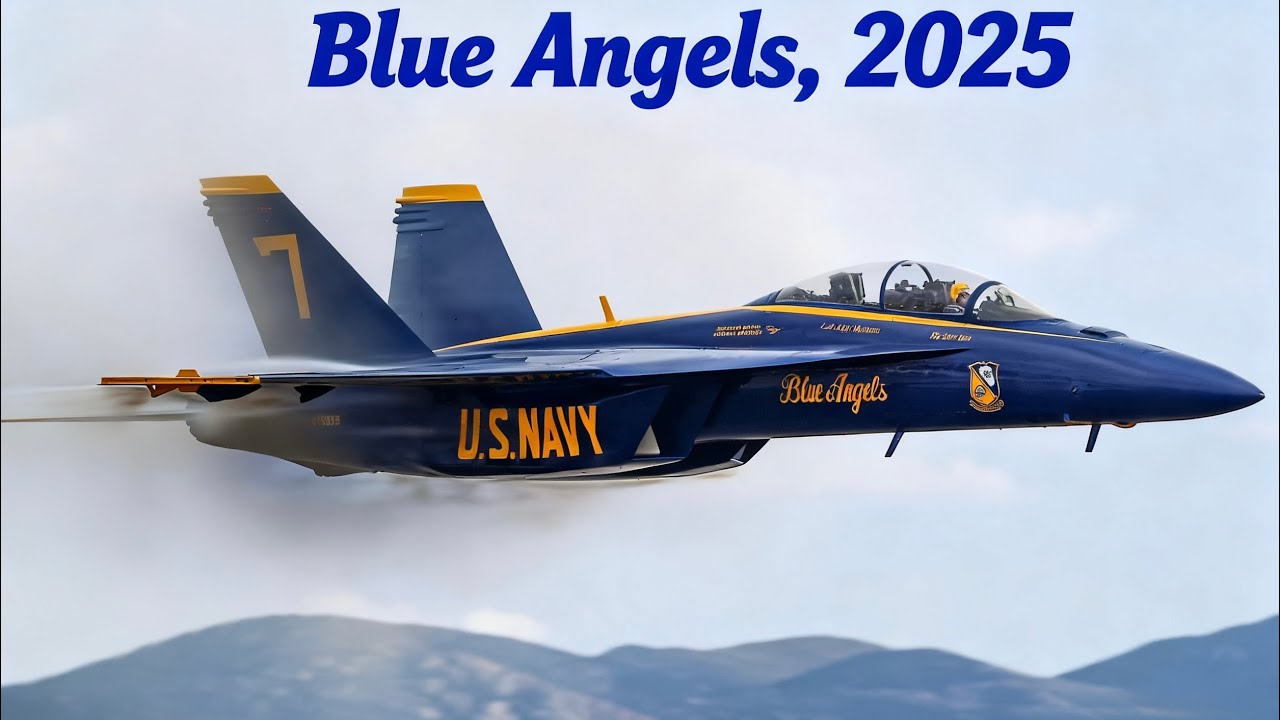 BLUE ANGELS AT AMERICA’S AIRSHOW 2025 - 4K