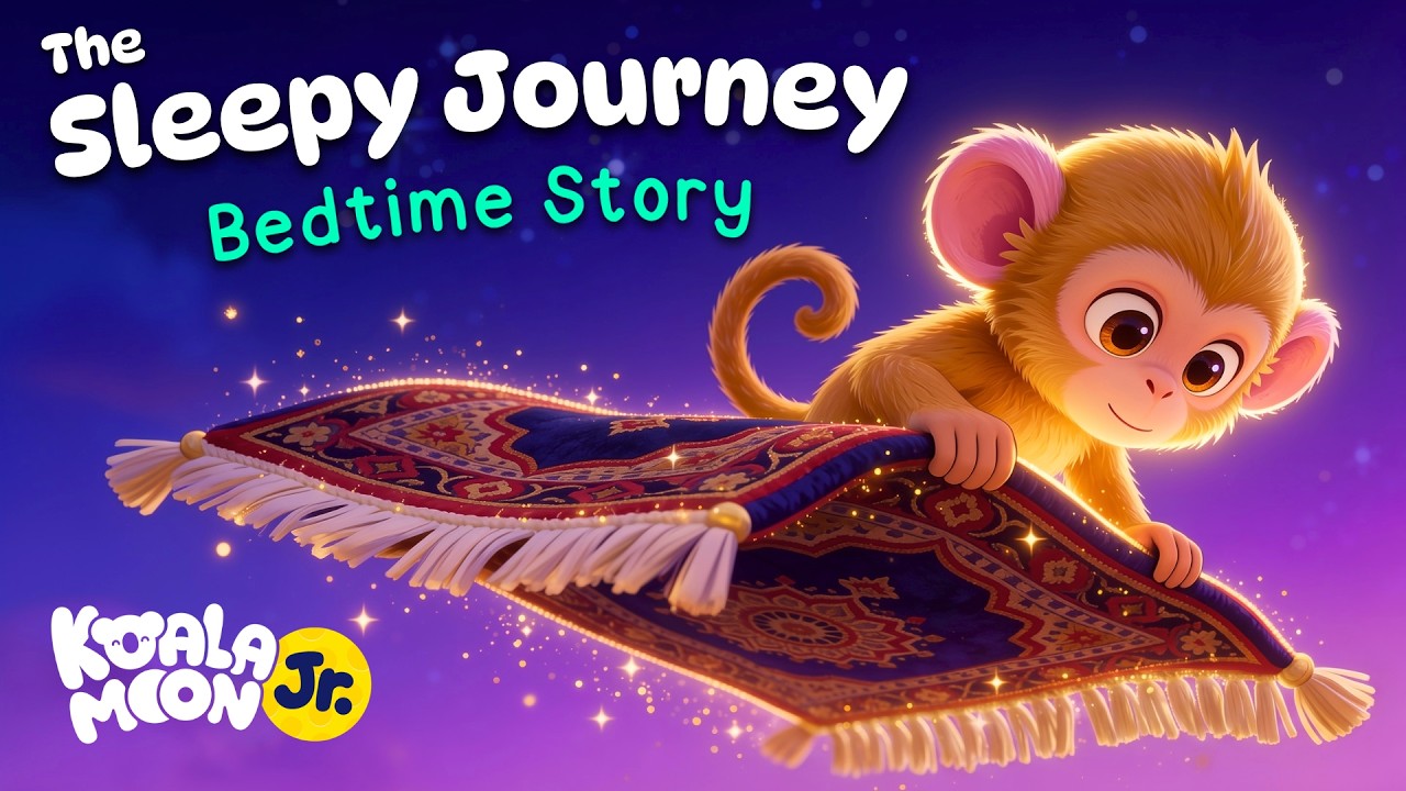 Little Monkeys Sleepy Journey 🌙 Perfect Toddler Bedtime Stories with Relaxing Baby Sleep Music