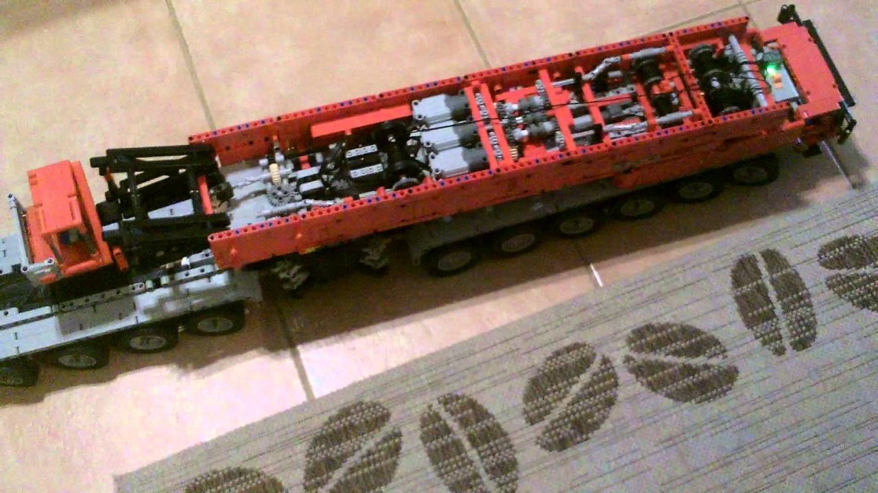 Lego Technic Gottwald Gittermastkran Autokran 10 Achsen RC Teil 1