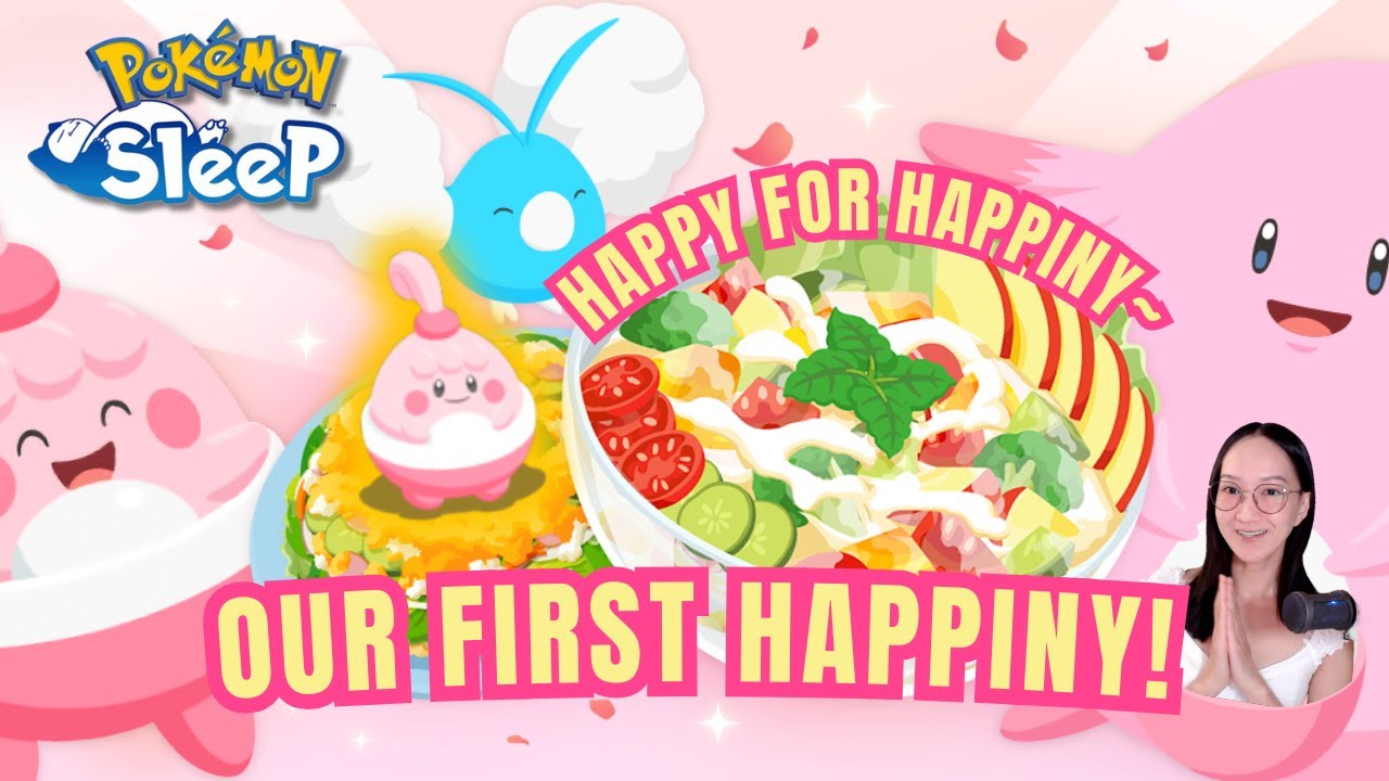 Pokémon Sleep: Spring Festival Day 2 & Our First Happiny Catch