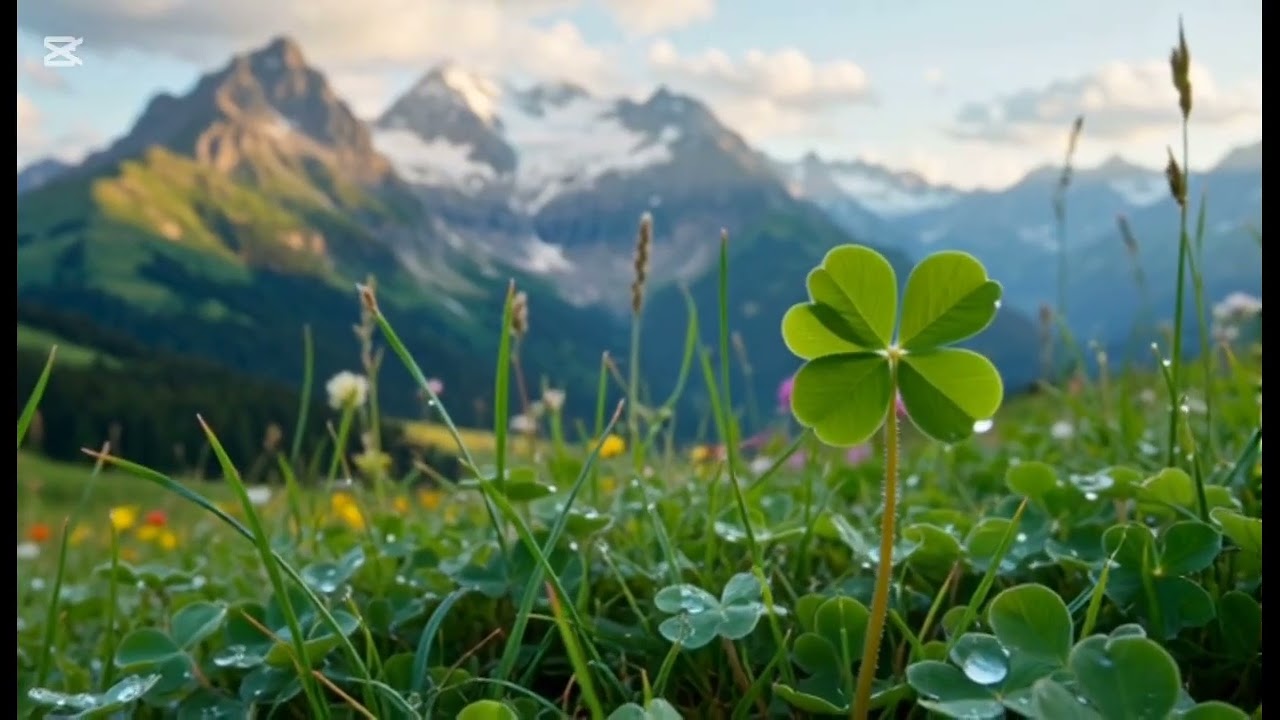 The clover plant means good luck, prosperity, and protection ☘️