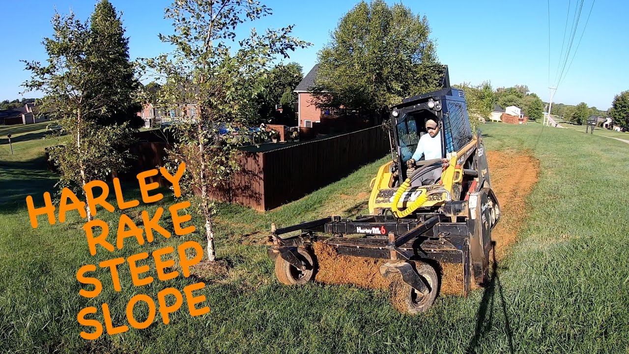 Харли справляется с крутым склоном с помощью ASV Skid Steer