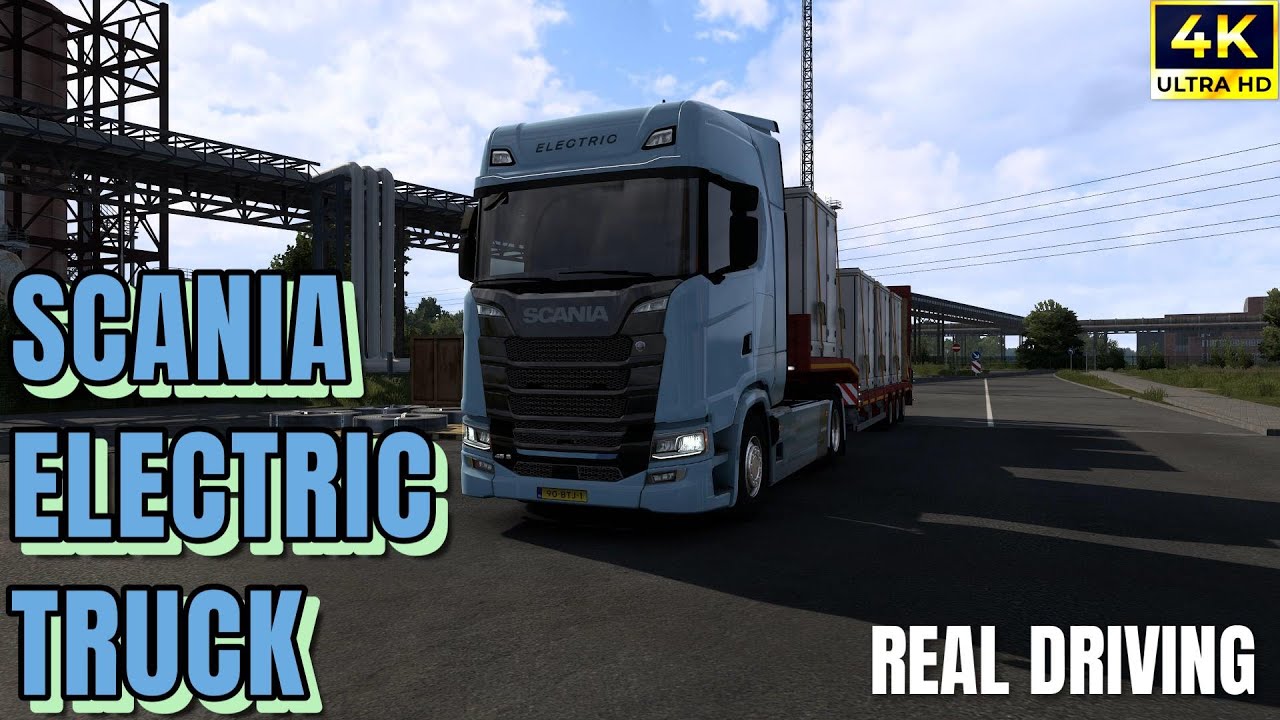 Scania S BEV Electric Truck - Euro Truck Stimulator 2 (ETS) #ets2 #scaniatrucks #electrictruck