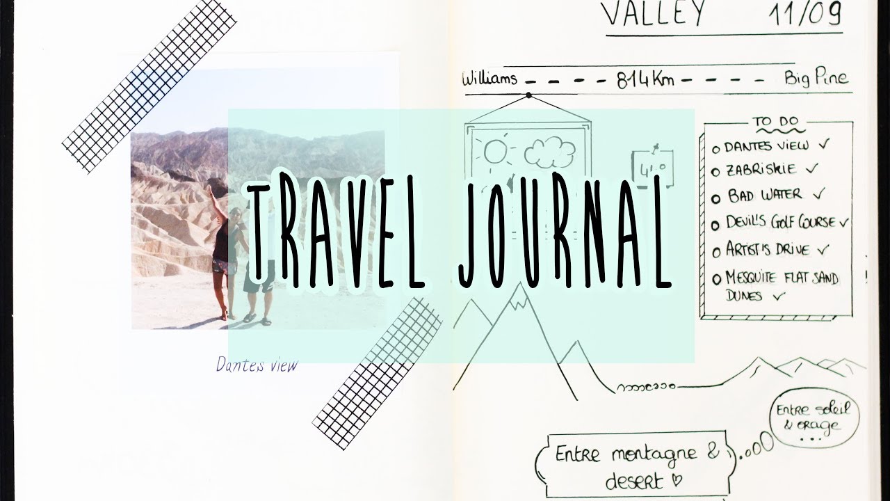 DIY bullet journal - Fabriquer son album de vacances