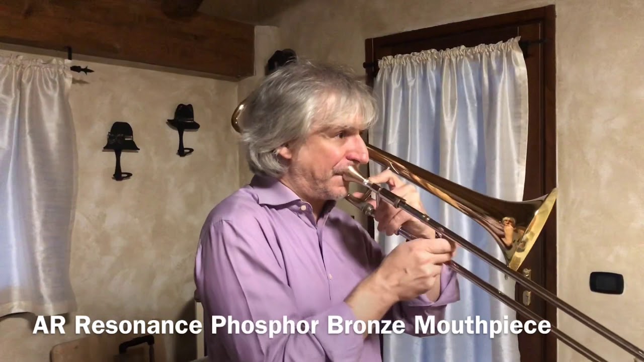 AR Resonance Artist Luca Begonia tests his new Phosphor Bronze Mouthpiece