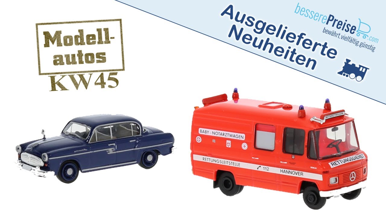 🚙🚑 Eingetroffene Brekina Modellauto Neuheiten | KW 45 2022