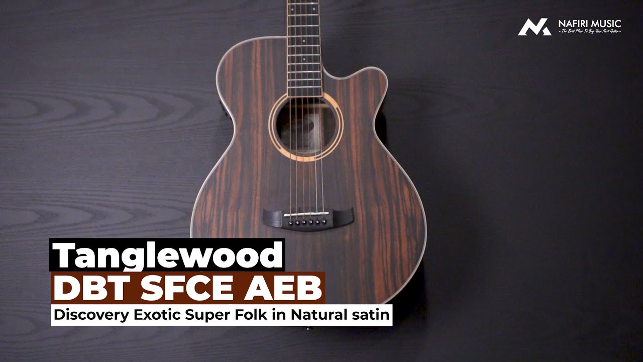 Tanglewood DBT SFCE AEB Discovery Exotic Super Folk in Natural Satin