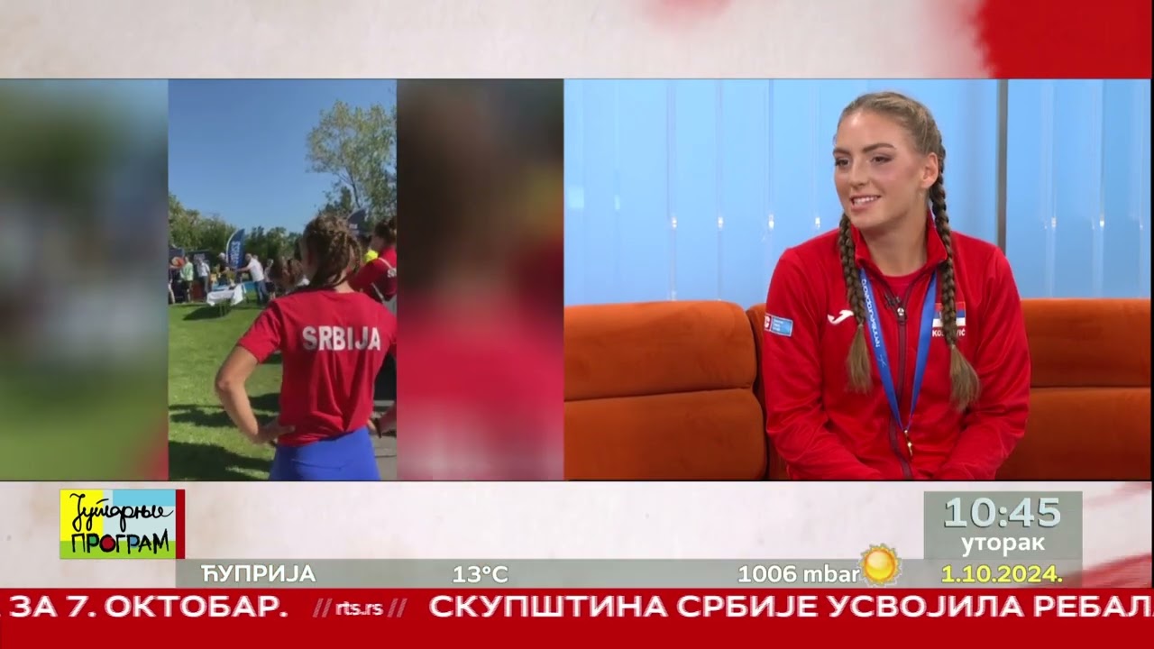 RTS JUTARNJI PROGRAM - Teodora Kostović - Zanimalo me je samo zlato