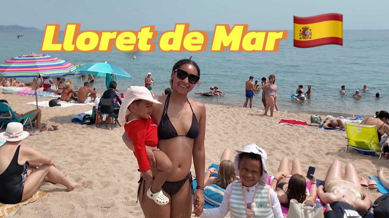 Strand, Kermis & Visjes eten aan onze Voeten?! 🇪🇸😱🐟 | Dagje Lloret de Mar #vlog39