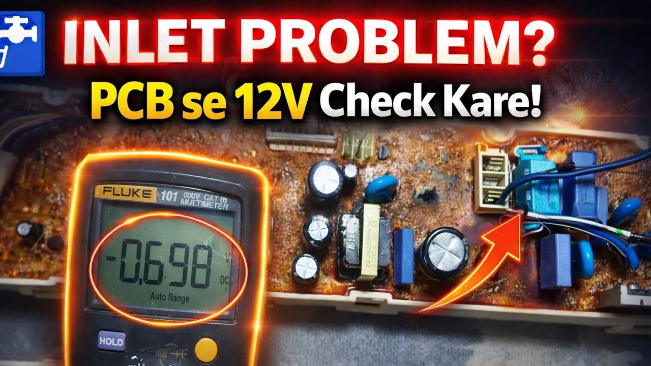 LG Top Load Washing Machine Water Inlet Problem? 12V PCB Supply Testing