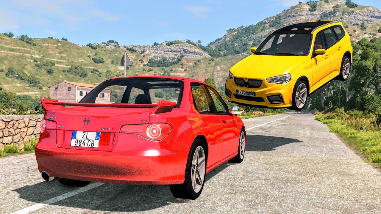 High Speed Traffic Crashes #49 - BeamNG Drive | CrashBoomPunk