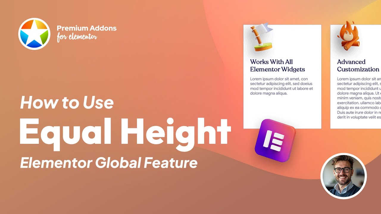 Elementor Equal Height Global Addon Tutorial from Premium Addons