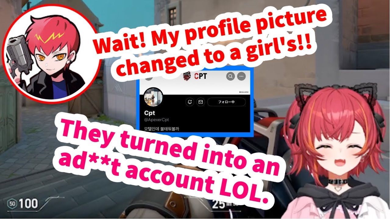 During the live stream, CPT gets their Twitter account hacked【Tsuna,Uruha,Ramune,BobSappAim,Cpt】