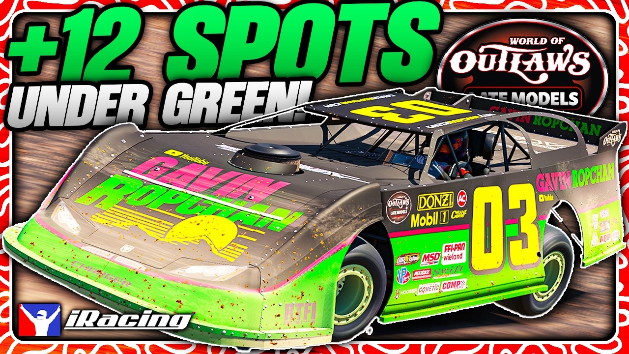Гонки WoO Dirt Late Model на трассе Lucas Oil Speedway | iRacing Dirt