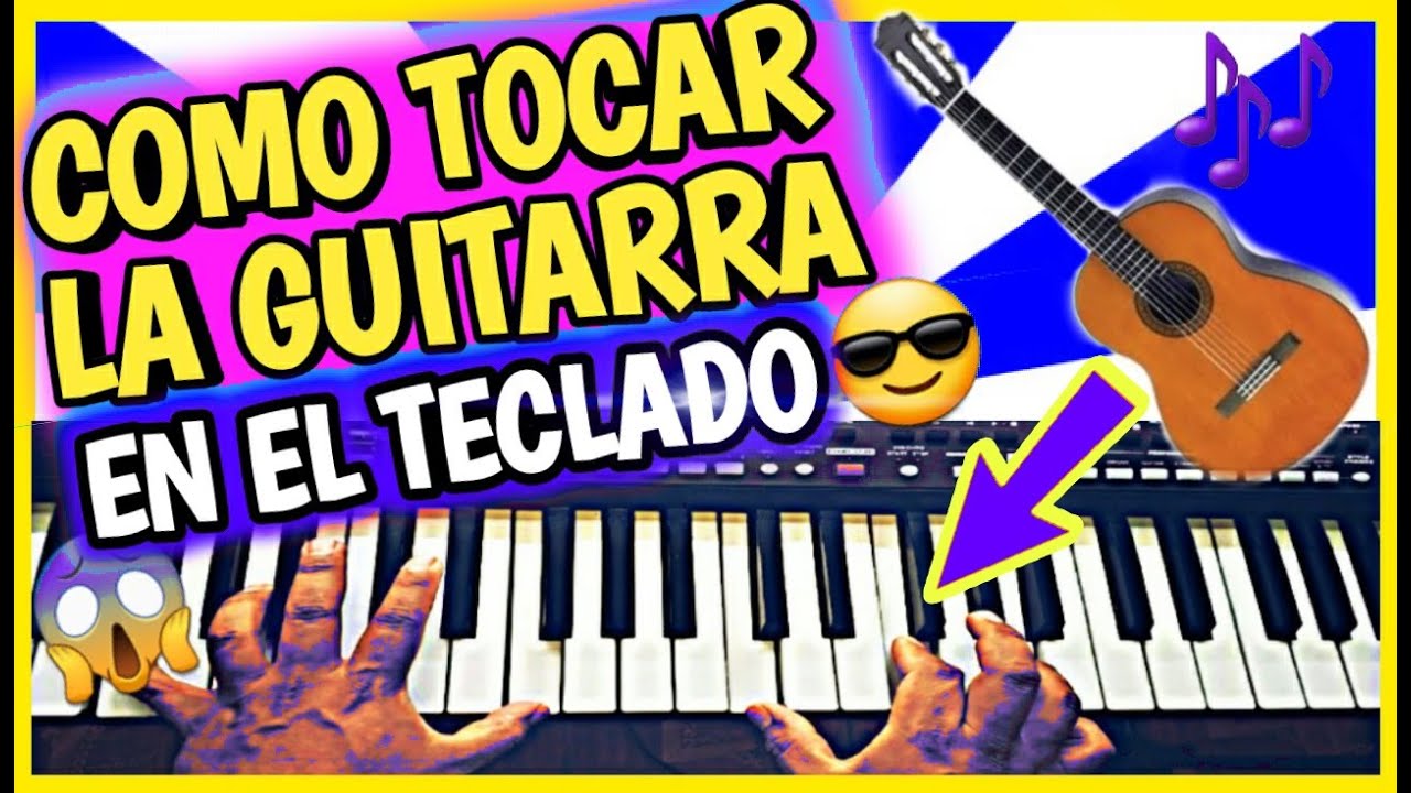 ASI SE TOCA LA GUITARRA EN EL TECLADO FASILISIMO