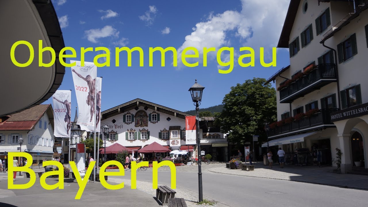 Oberammergau, Schönste Städte in Bayern 🇩🇪 Germany