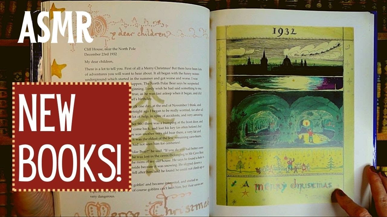 ASMR | New Books!! Including Tolkien & Others! Whispered Show & Tell at Coffee Time!