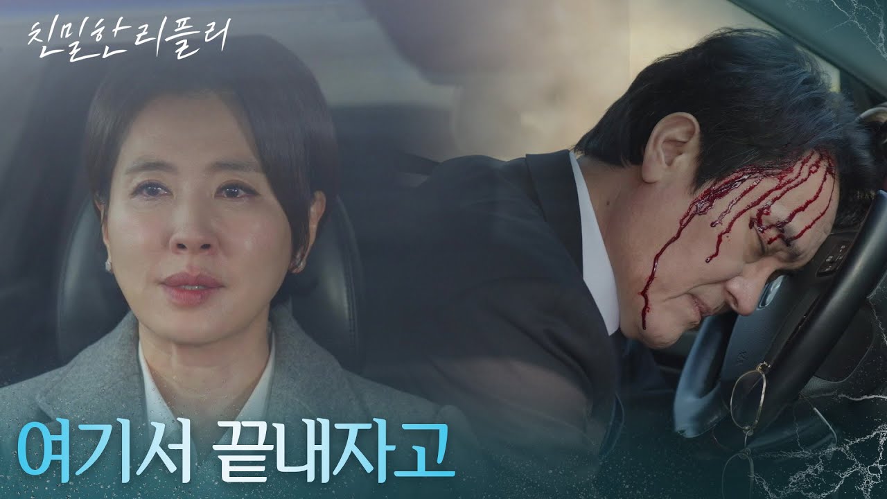 ＂여기서 끝내자고＂운전하는 최종환 운전대 틀어 사고 낸 이일화 [친밀한 리플리] | KBS 260219 방송