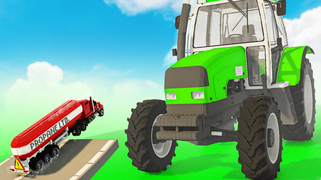 Cars vs Tractor | Teardown