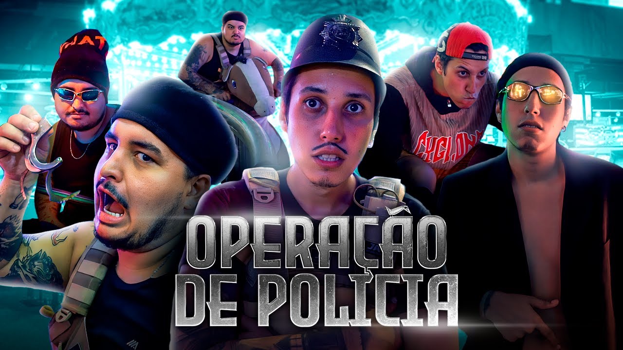 POLÍCIA vs OS CHAVE no PARQUE DE DIVERSÃO