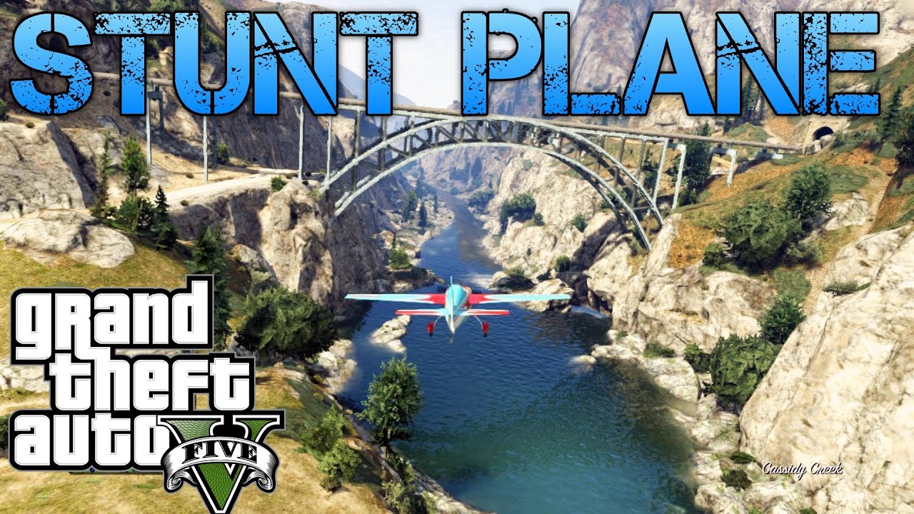 Grand Theft Auto V Challenges | STUNT PLANE AND TRAIN TOP COP CHASE | PS3 HD Gameplay