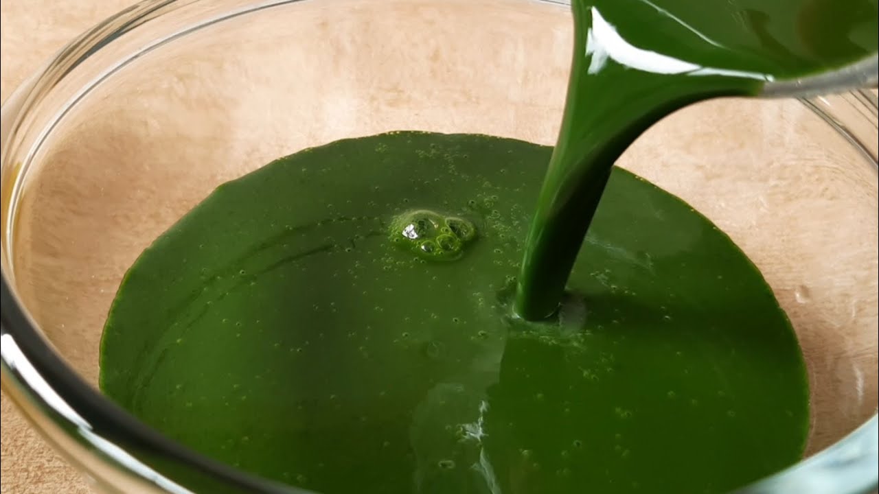 cara membuat endapan pandan suji