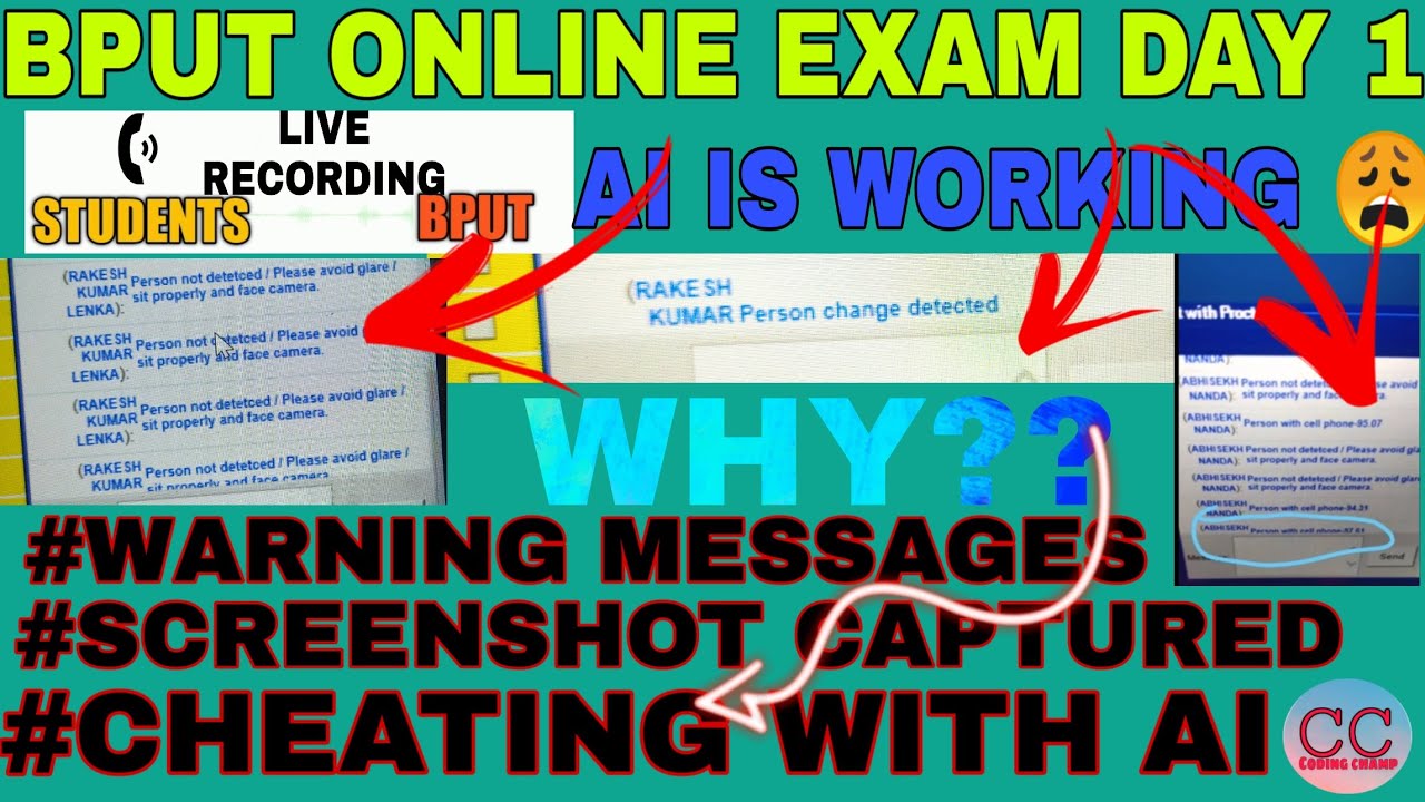 Bput online exam Day-1|| Live Recording With BPUT|| Must watch every BPUT Student Before Exam 🔥