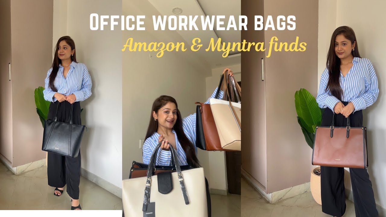 Office laptop bags | Work bags | Myntra & Amazon haul